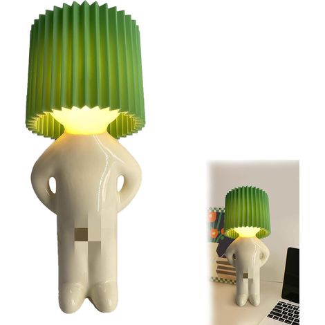 Veilleuse Petit Homme Timide Lampe Nuit Décoration Chambre Bureau Maison (1/4)