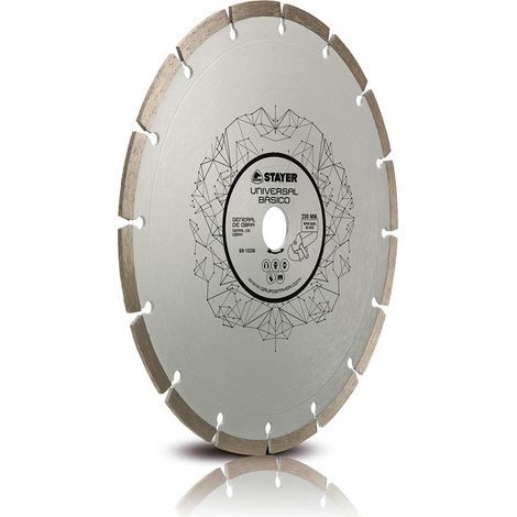 Disco universale base STAYER H7 per il taglio di materiali edili (fino a 12250 giri/min) Ø125mm