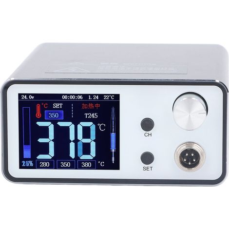 Intelligente Lötstation mit konstanter Temperatur, Digitalanzeige, Elektronikreparatur-Lötset, EU-Stecker 220 V (1/5)