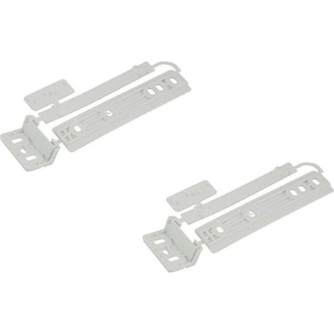 REX SMEG  GUIDA + TRASCINATORE PORTA LEGNO FRIGO INCASSO UNIVERSALE  2 PZ  MF 14 (1/2)