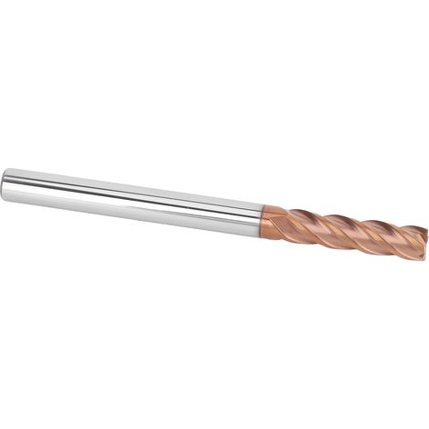 Fraises CNC 4 dents carbure tungstène 6mm, outil de coupe haute performance pour fraiseuse. (1/5)