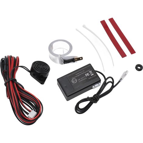 Système de capteur de recul électromagnétique avec avertisseur sonore et kit de sécurité pour voiture 12 V (1/5)
