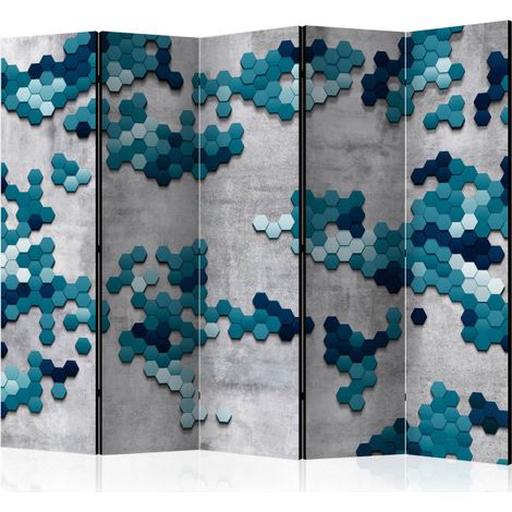 Paravent 5 Volets "Sea Puzzle" 172x225cm (1/2)