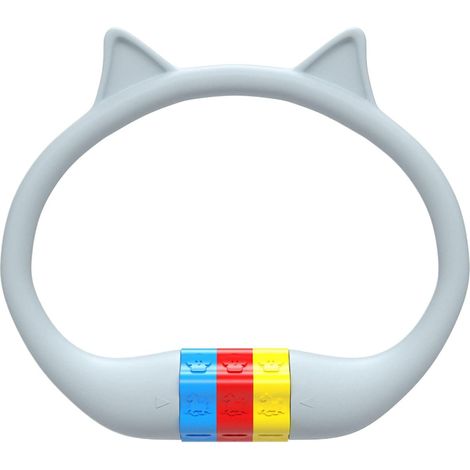 Bike Lock Combination, Cat Ear Silicone Padlock, Anti Theft Code Lock with Cute Design and Weatherproof Build for Scooter Fence Gate Patio Motorcycle RV Travel Security, Weatherproof Durability