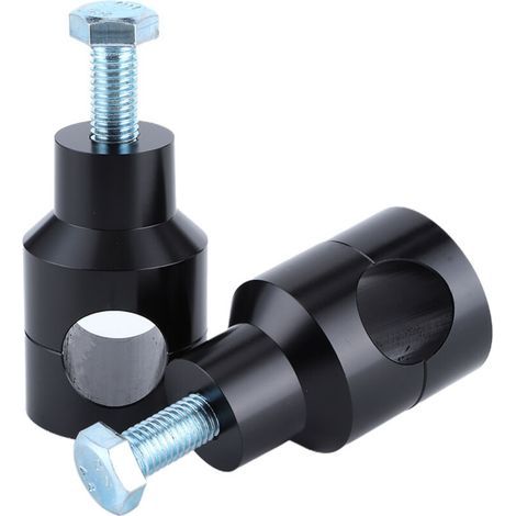 Universal circular handlebar mounting bracket, mounting clamp, motorcycle parts 25mm/1.0 inch, black 25mm (1/5)