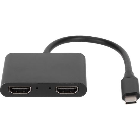 Station d'accueil USB-C 4 en 1 portable avec adaptateur réseau et convertisseur d'extension AY100 (1/5)