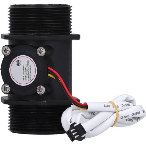 Wasserdurchflusssensor für Schwimmbadhallen, Turbinen-Durchflussmesser 47 mm YF‑DN40, DC 3,5‑24 V