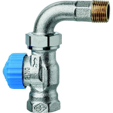 Vanne thermostatique IMI Heimeier-UT RG avec raccordement en angle et résistance intégrée 1/2 (1/2)
