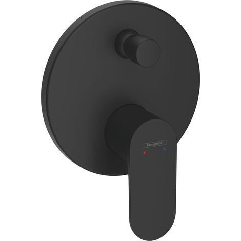 Hansgrohe Rebris S - Grifo empotrado de baera, negro mate 72467670 (1/4)