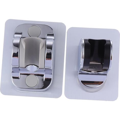 de douche en aluminium spatial en 2 pièces sans perçage (1/5)