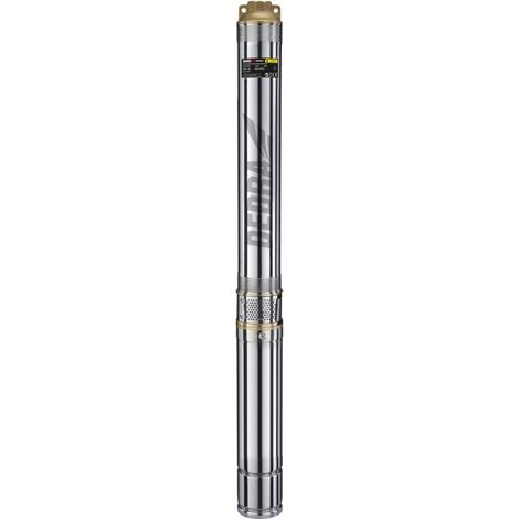 DEDRA Tiefbrunnenpumpe 750W - 75m Förderhöhe, 5700l/h