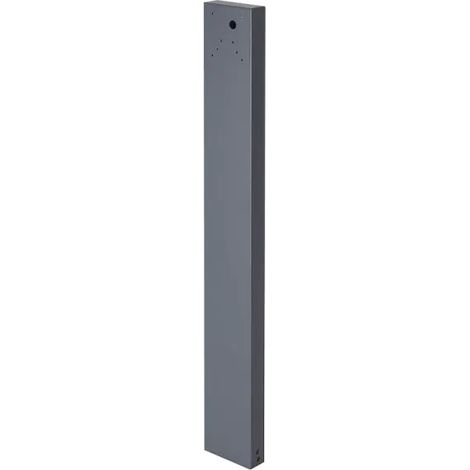 V-TAC Paletto da 80cm per Lampada LED Solare da Parete Grigio Scuro VT-409CCT
