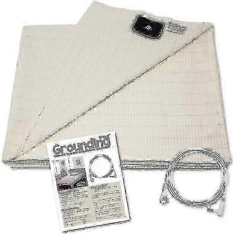 Tapis de mise à la terre pour lit simple/double 25-26, blindage contre les champs électromagnétiques, résistant aux radiations, matelas en tissu conducteur A