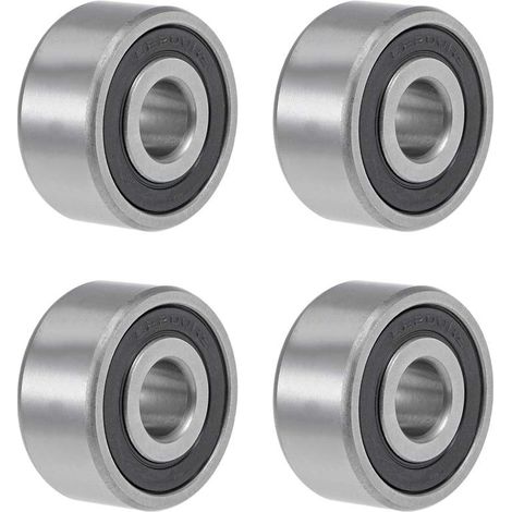 62200-2RS Roulements à billes à gorge profonde 10 mm x 30 mm x 14 mm Acier chromé double scellé Z2 ABEC1 4 pièces (1/4)