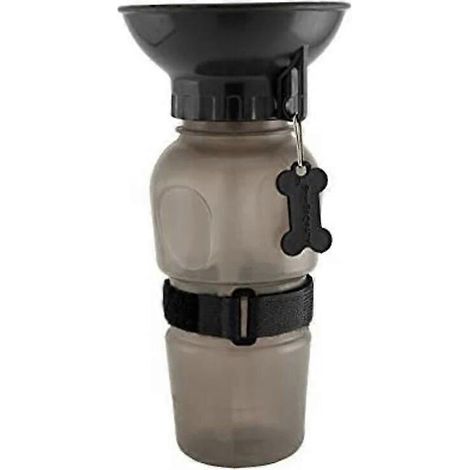 Gourde portable pour chiens, idéale pour les promenades. Peut également servir de gamelle pour chats et d'accessoire pour nourrir d'autres animaux de compagnie.-AquaForge (1/5)