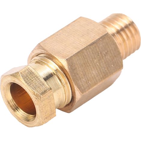 Raccord droit en laiton pour tuyau, raccord fileté industriel, connexion PD608 (1/5)