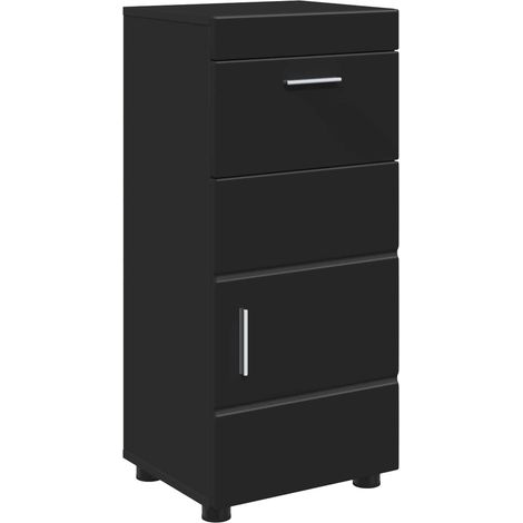 Maison Exclusive - Badezimmerschrank-Set TULUM Schwarz 37 x 31,5 (1/5)