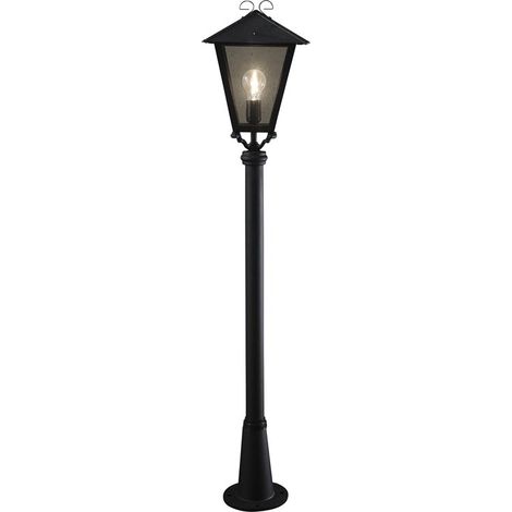 Konstsmide Benu Lanterne Borne d'Extérieur Classique Noire, IP23 (1/3)