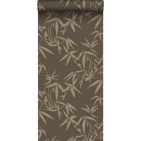 papier peint feuilles marron - Sanders & Sanders