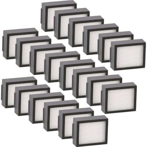 (20 pièces) Filtre HEPA de remplacement compatible avec iRobot Roomba i7 i7+ J7 j7+ Plus i3 i3+ i2 i2+ i1 i1+ i4 i6 i6+ i8 i8+ E5 E6 E7 EVO E I & J Series Kit de filtres Accessoire-LIAIKI