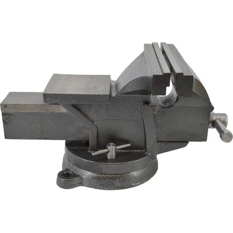 Awtools Prensa de banco giratoria gris 5" 125 mm