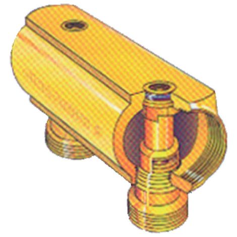 GIACOMINI colector r585/4 116 detentor giacomini , Colector R585/4 1x16 Detentor R585Y044 de la marca Giacomini.