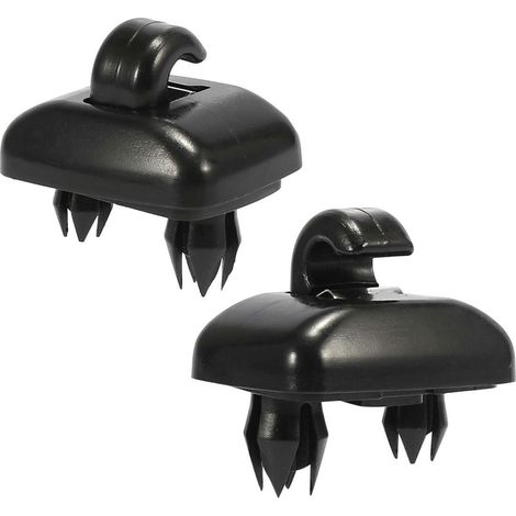 Support De Pare-Soleil - Pour Audi A1 A3 A4 A5 Q3 Q5 - Fixation Intégrée - Plastique Haute Résistance - Noir - Lot De 2 (1/5)