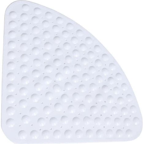 Rutschfeste Duschmatte, Badematte, 54 x 54 cm, weiß (1/4)