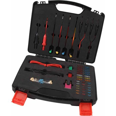 Kit de cordons de test pour circuits automobiles, multimètre multifonction, testeur électrique, outil de diagnostic automobile (1/5)