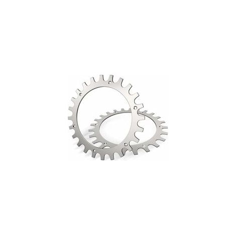 Crampons Acier Inoxydable 2mm Pour Tondeuse Robot Landroid S/M, Diamètre 205mm, Finition Polie, Adhérence Améliorée (1/4)