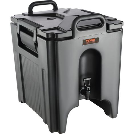 VEVOR Distributore per Bevande Isotermico con Rubinetto di Erogazione Capienza ca. 37,6 L Materiale Alimentare per Buffet Festa Evento, Contenitore Isotermico per Distribuzione Bevande Calde/Fredde (1/5)