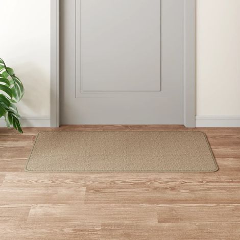 Tapis de couloir aspect sisal sable 50x100 cm (1/5)