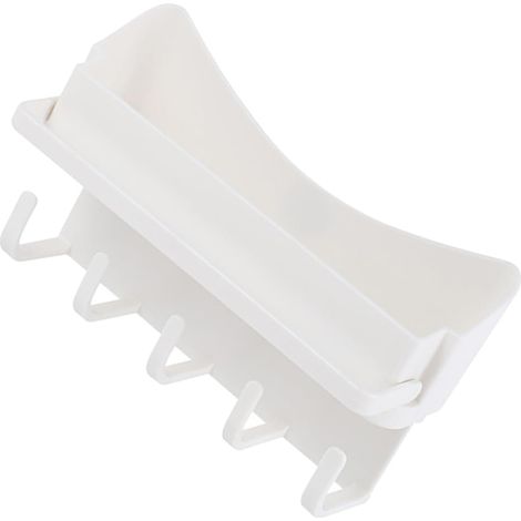 Organisateur mural SECFOU en PP blanc pour accessoires de cheveux , doté d'une structure élégante ra (1/5)
