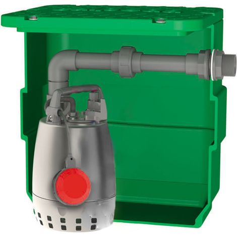 Calpeda – Station de relevage eaux claires 40L – Débit jusqu'à 10,2 m³/h – Monophasé 220V – Flotteur intégré pour démarrage automatique