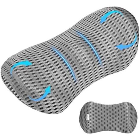 Coussins Lombaires Orthopédique, Coussin Ergonomique Dos avec Respirant, pour Voiture, Canapé, Soulagement de La Douleur dans Le Bas du Dos (1/5)