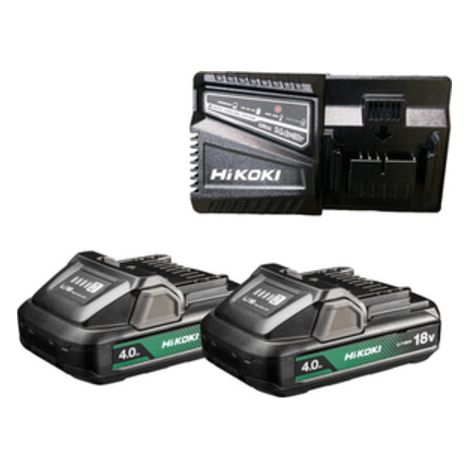 Kit 2 – 18V 4Ah BSL1840M Akku + 14,4V–18V Ladegerät – UC18YFSLW0Z HIKOKI