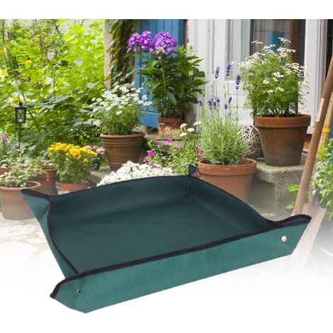 Tapis de rempotage imperméable pour plantes, idéal pour le rempotage d'intérieur de bonsaïs et de plantes succulentes. (1/5)