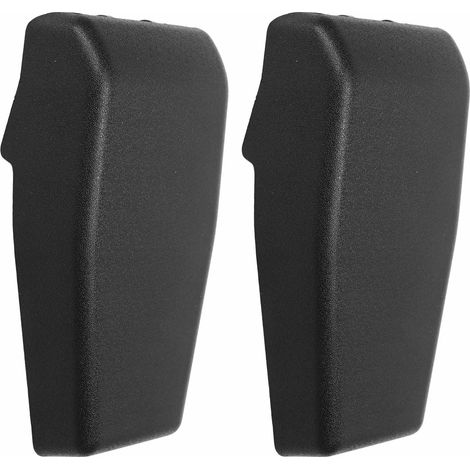 Deux couvercles de charnière de vitre de coffre de rechange résistants aux rayures (68140033AA) pour les modèles Jeep Wrangler JK 2011-2018. (1/5)