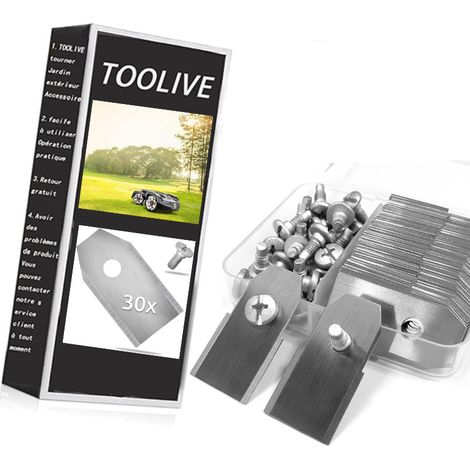 30 Lames de rechange pour Husqvarna Automower & Gardena robot tondeuse 0,6 mm (1/3)
