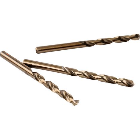 Juego de 10 brocas para metal extremo - M35 - Broca helicoidal para taladrar metal - Agujeros limpios, precisos y sin rebabas - 4,2 x 75 mm - Para taladro-atornillador, GU.B/bon