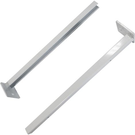 Juego De 2 Soportes Metálicos Para Estanterías 40Cm