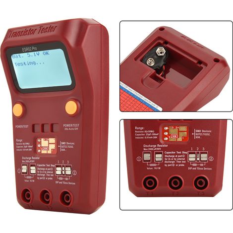 Der digitale Transistortester BSIDE ESR02 Pro für SMD-Chips, Bauteile und Induktivitäten wird derzeit für eine begrenzte Zeit zum Aktionspreis von 26,99 bei Amazon und 29,99 bei eBay angeboten. (1/5)