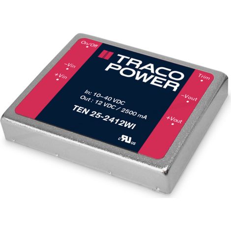 TracoPower TEN 25-2411WI DC/DC-Wandler, Print 24 V/DC 5 V/DC 5 A 25 W Anzahl Ausgänge: 1 x Inhalt 1