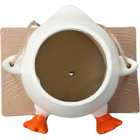 Pots de fleurs suspendus, pots de fleurs suspendus, jolis pots de fleurs en forme de canard pour l'intérieur (1/4)
