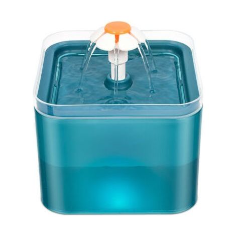Fontaine à eau automatique à LED 2L pour chats et animaux domestiques (1/4)