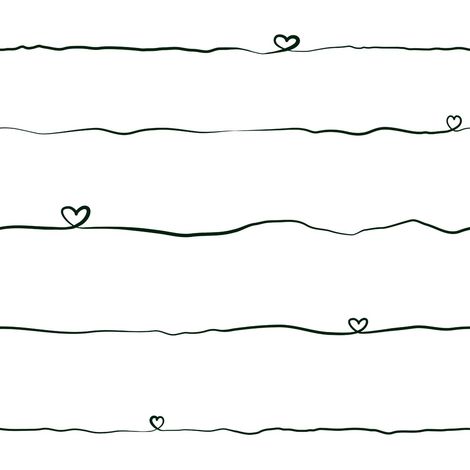 Papel pintado gráfico Profhome 381403 papel pintado no tejido ligeramente texturado con lineas onduladas mate negro blanco 5,33 m2 (1/5)