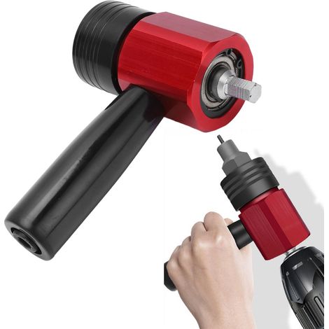 tête d'adaptation pour riveteuse électrique, adaptateur pour riveteuse, riveteuse sans fil, outil de perçage, accessoires d'adaptation en alliage d'aluminium (1/5)