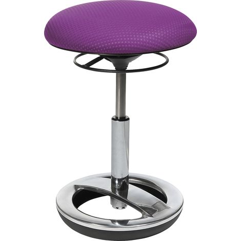 Topstar sitness bob sU49BR0 standfuring tabouret en aluminium, revêtement brillant violet