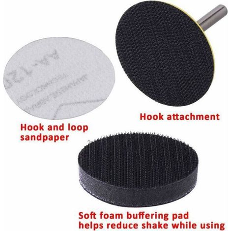 Disques abrasifs 50 mm, lot de 120 grains 60 à 3000, pour meulage, fraisage, gravure (1/5)