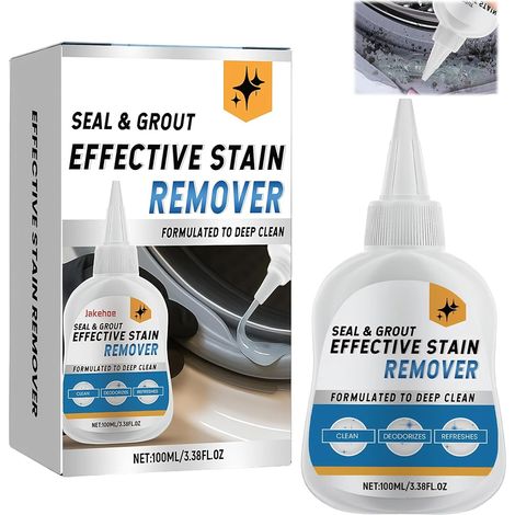 1 Pièce Détachant Doux Pour Carrelage De Joint En Caoutchouc Détachant Très Efficace Fraîcheur Longue Durée Pour Nettoyage Joints Carrelage Réfrigérateurs Salles Cuisines(100ml) (1/5)